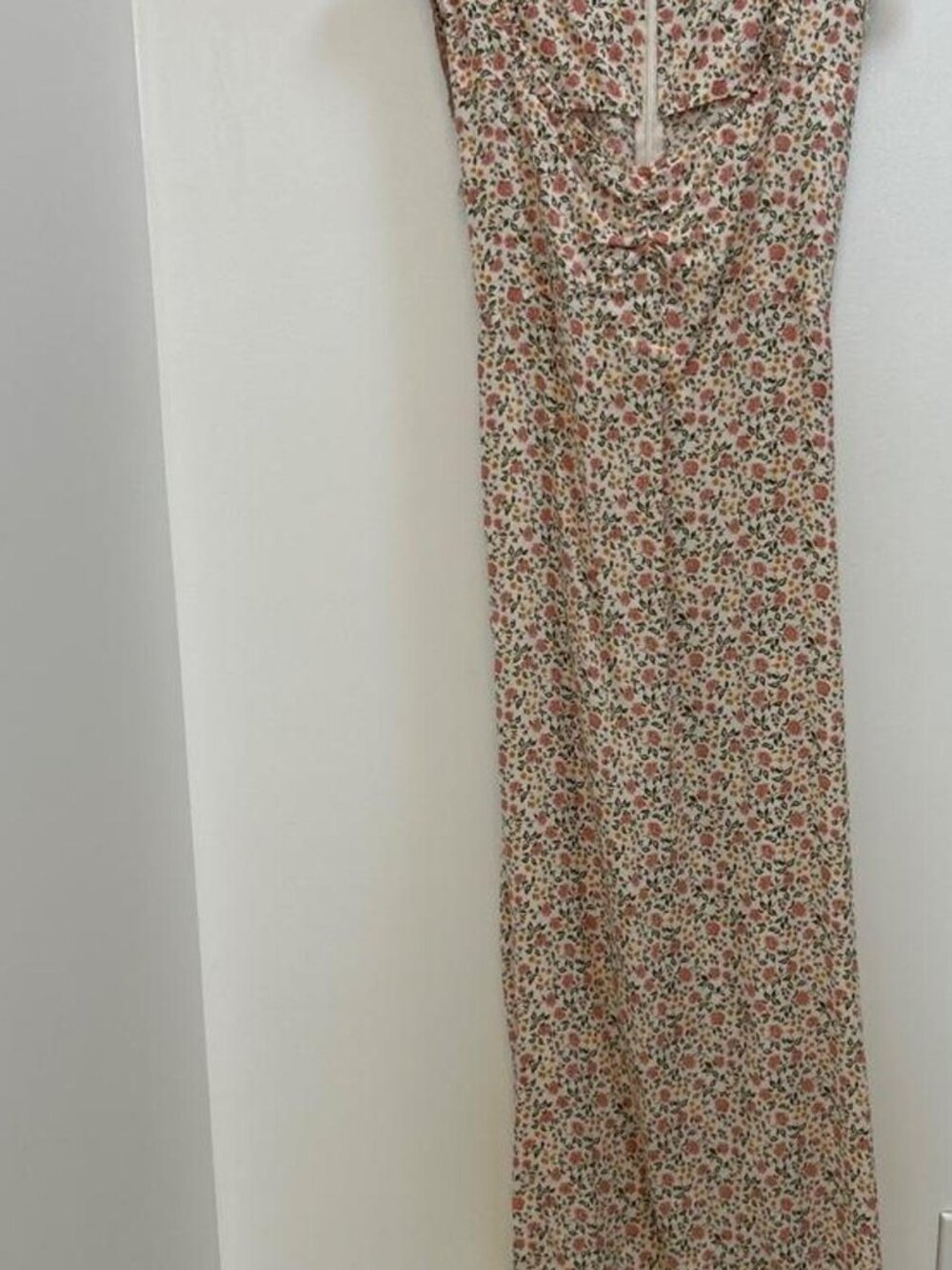 Reformation Multi-Color Floral Maxi Dress Size L (Altered)